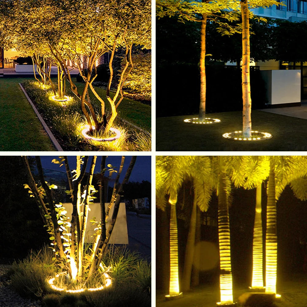 LED Outdoor Tree Hugging Lamp IP65 Waterproof 200V Spotlight Night Decor DIY Assemble Tree Holding Lighting Lamp For Garden