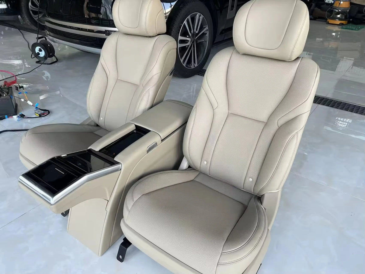 Luxury Racing Seat for Land Cruiser LC200 LC300 VIP Captain Rear Seat Electric Leg Support Headrest New PU Modified Car Seats
