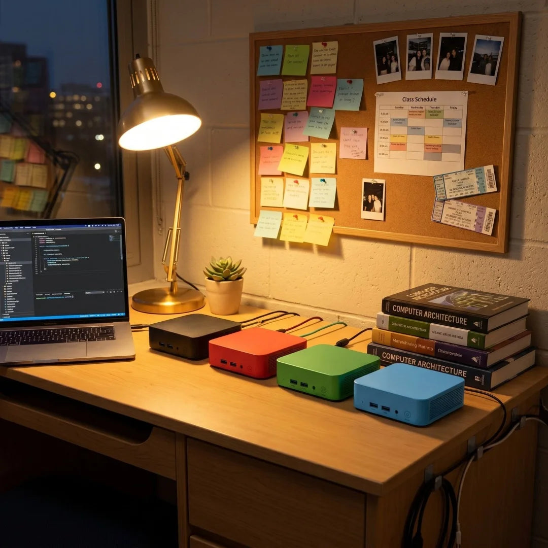 Intel Core N150/I9‑10980HK Ultra Compact Mini PC 16GB RAM 2TB SSD Triple 4K Monitor Home Office Small Pro Nimble Output