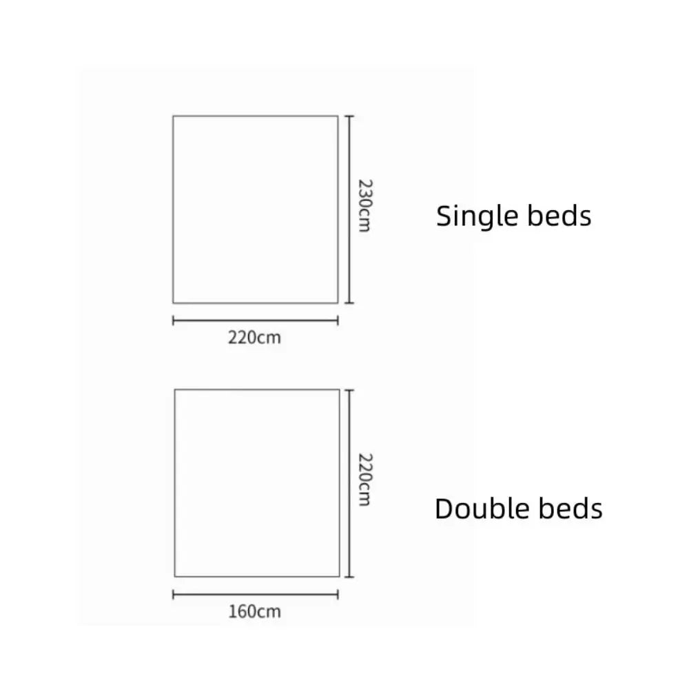 Non-woven Disposable Fitted Sheet Non Slip with Elastic Bands Mattress Covers Single Bed Double Bed Disposable Sheet Bed Cover