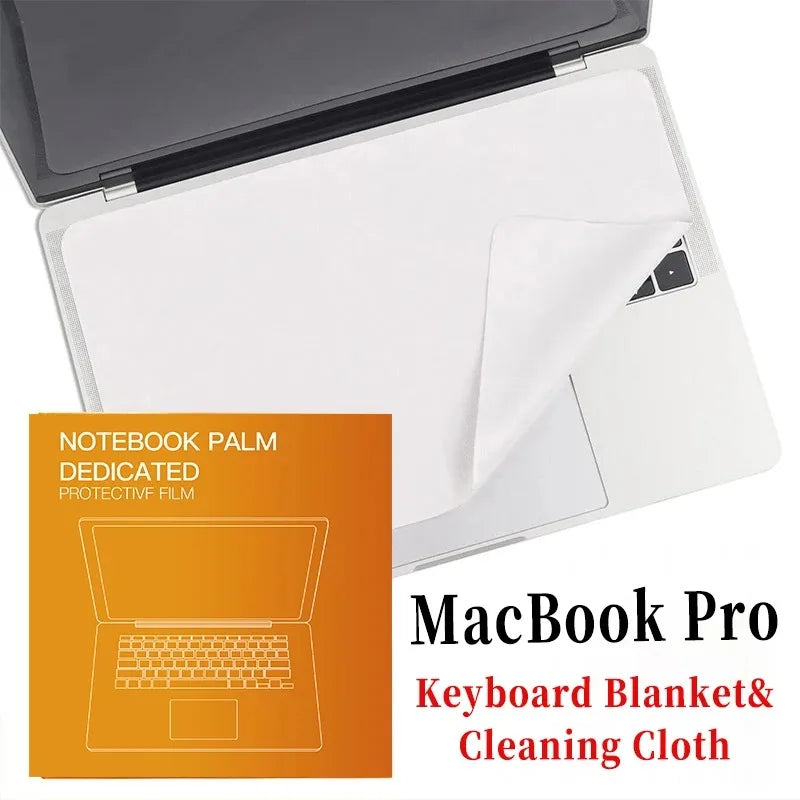 Microfiber Dustproof Cleaning Cloth Notebook Keyboard Blanket Cover Laptop Screen Cleaner Kit for MacBook Pro 13/15/16 Inch Pods