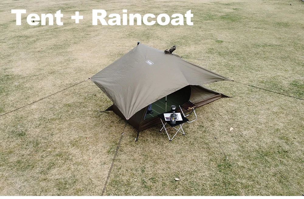 Airy 1 Mesh Tent Trekking Pole Tent Lightweight Solo Tent Camping Tarp Tent Hiking backpacking Single One Person Tent Shelter