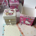 Hello Kitty Kuromi Japanese-Style Cartoon Desktop Organizer  Cute Mini Drawer-Style Storage Box  Two-Tier Jewelry Organizer