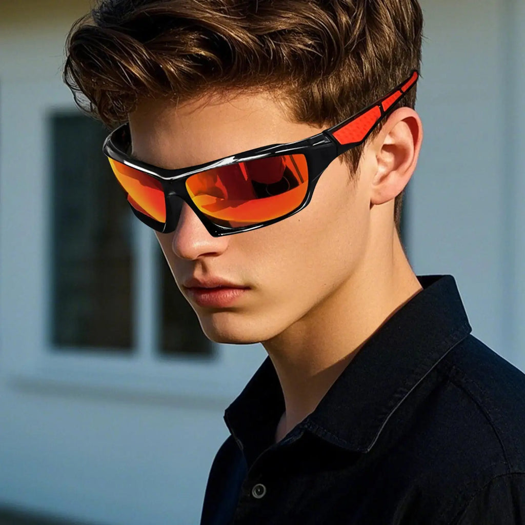Mens Sun Glasses UV Sunglasses Polarized Glasses for Men Comfortable Fashion Shades Outdoor Sport Eyewear for Driving Running