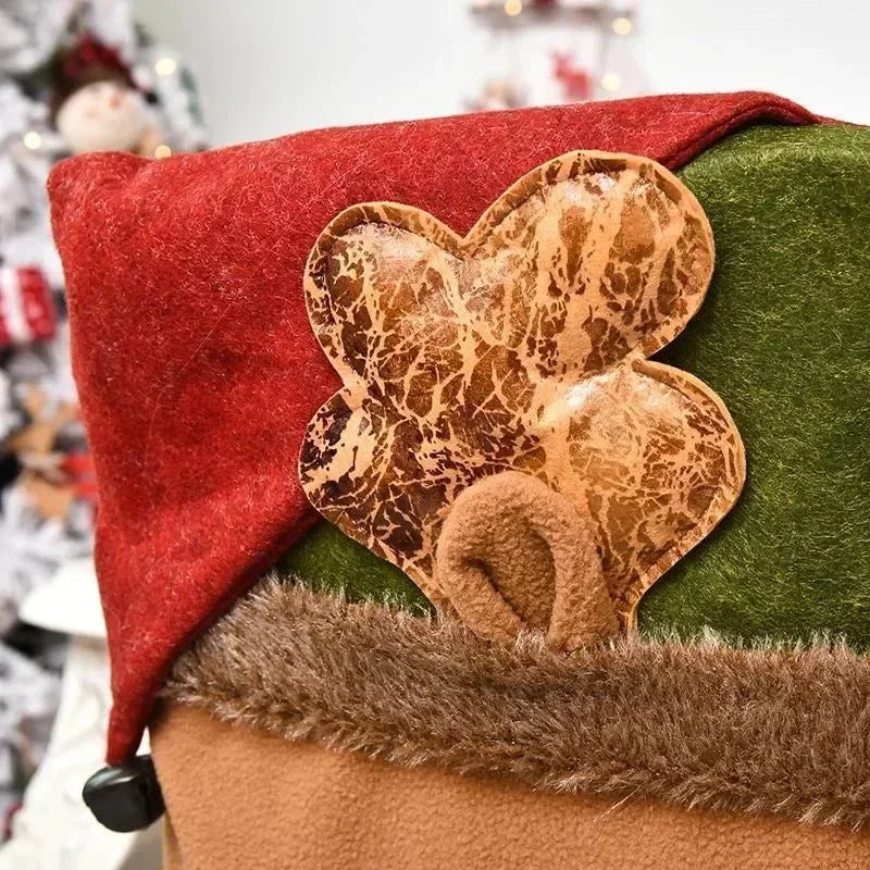Christmas Chair Decoration Set Home Christmas Decoration Cartoon Chair Set Christmas Decoration Supplies christmas chair cover