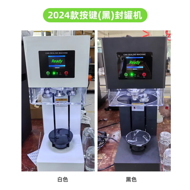 Can gland sealing machine, fully manual or automatic can sealing machine
