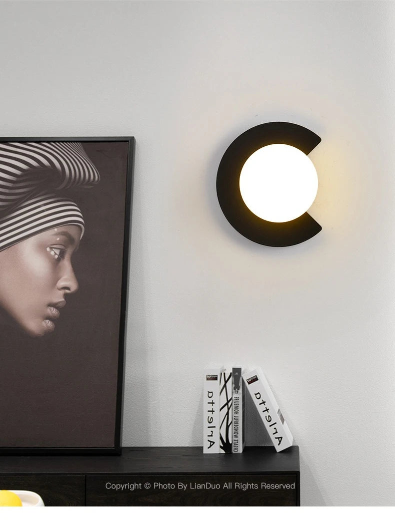 Bedside Wall Lamp for Bedroom Stairs Indoor LED Wall light Wall Sconce Home with G9 Light Bulb Living Room Gold Black Lighting