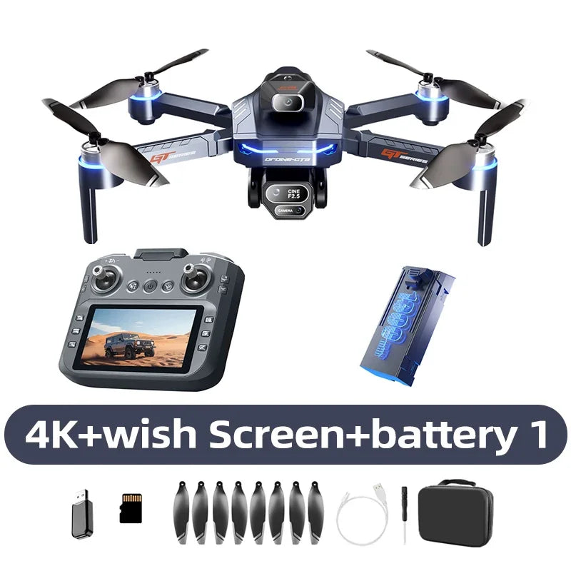 Original GT8 Drone GPS 8K Professional 4K HD Camera 5G Brushless Motor Aerial Photography Optical Flow with screen RC Quadcopter