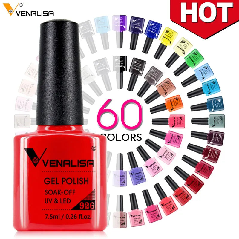 Venalisa TPO Free Earth Brown Autumn Color Collection Nail Gel Polish Soak Off UV LED Gel Varnish Gorgeous Gel Nail Manicure