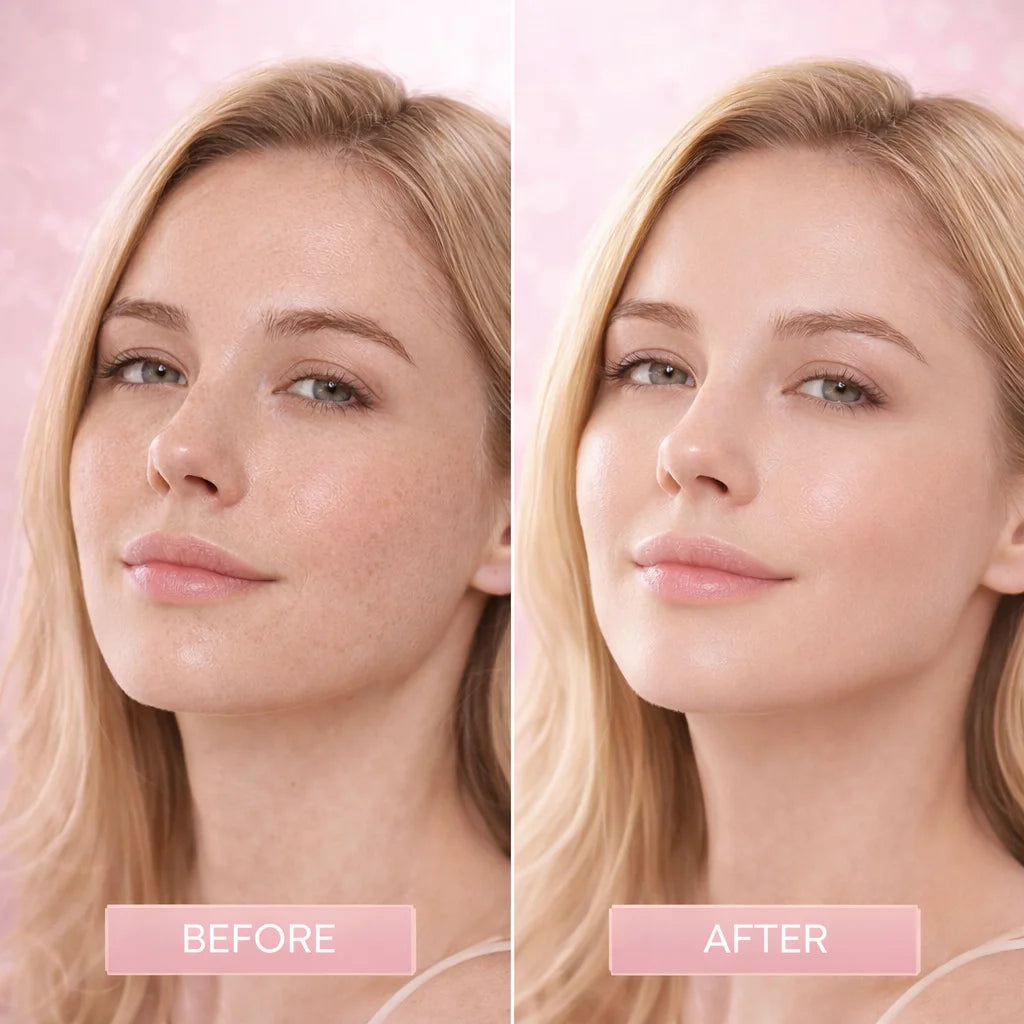 PDRN Pink Collagen Bubble Serum Glow Firming Serum with 99% Purity PDRN & Low Molecular Collagen Lightweight Fast-Absorbing