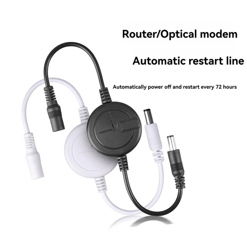 FORW-DC5V-15V Router Reset Rebooter 72 Hours Automatic Restart Cable For Wifi Bridge/Cat/Router/Repeater Rebooter