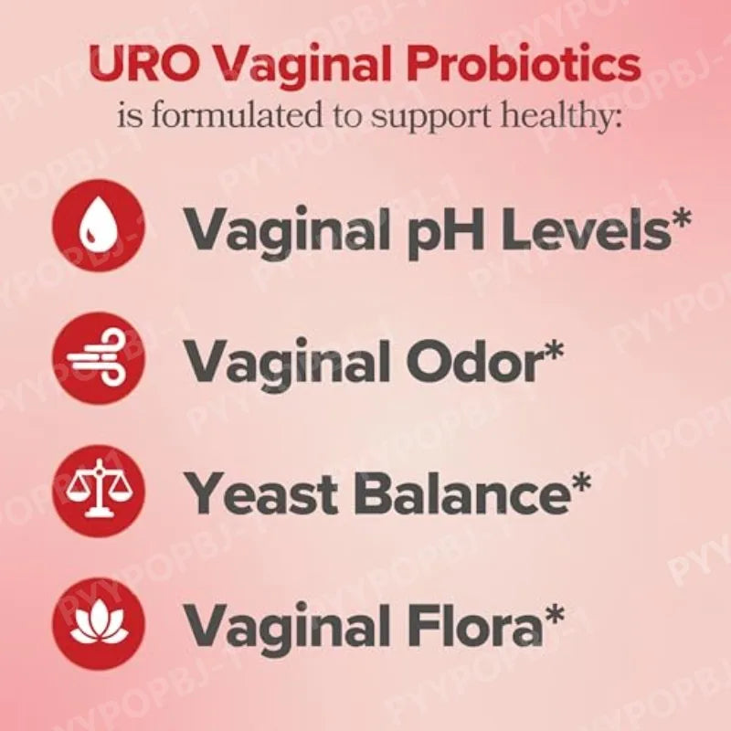 Women Probiotic Capsules Lactobacillus Prebiotic Formula Daily Gut Flora Balance Support Nutritional Supplement 60 Capsules