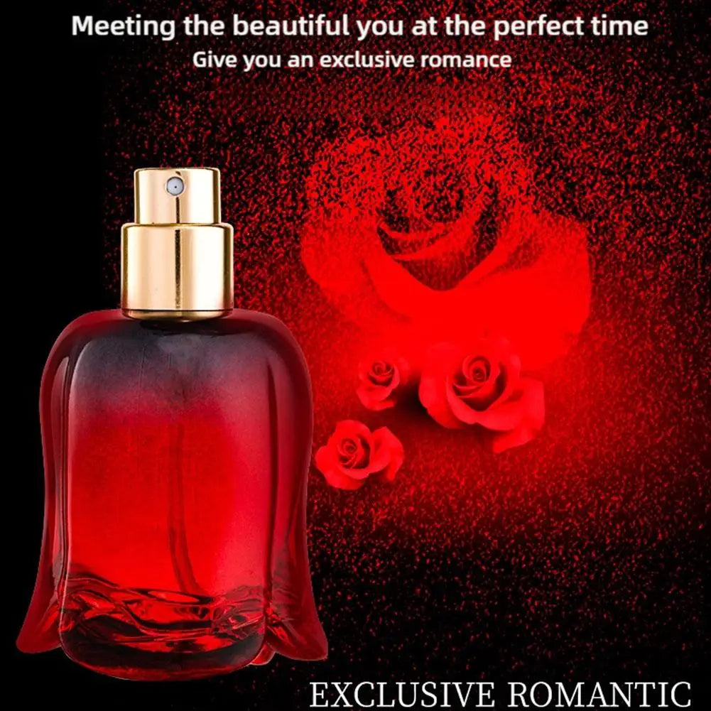 50ML Midnight Rose Perfume for Women - Long-Lasting Floral Fresh Elegant Body Spray Pheromone Gift Charming Light Fragrance