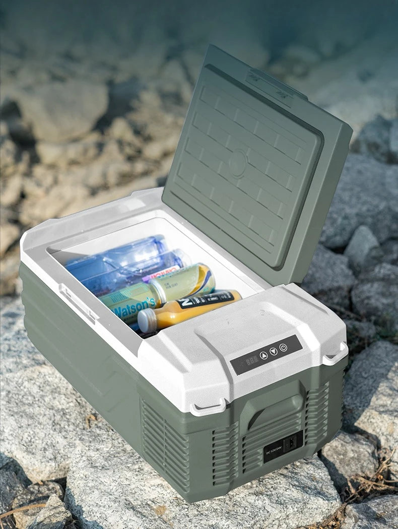 Car Home Portable Refrigerator Freezer Cooler Vehicle Indoor Dual Use Fridge