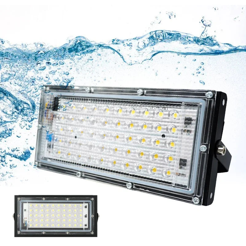 LED Flood Light 50W 100W Outdoor Lighting AC 110V 220V Floodlight IP65 Reflector Projecteur Led Exterieur Focus Spotlight