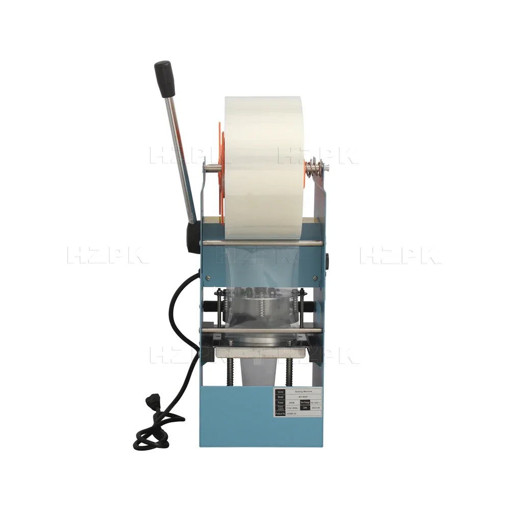 HZPK Manual Bubble Tea Plastic Paper Cups Sealer Sealing Machine for Bubble Tea Shop Equipment Cup Sealer