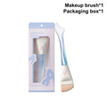 1/2 pcs Makeup Ultra-Thin Brush Set Foundation Brush With Traceless Sponge Powder Soft Puff Angled Head Makeup Brush Beauty Tool