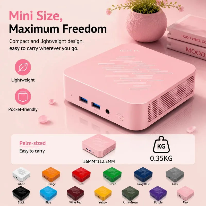 Hyper Core i9-10980HK Mini PC with 16GB RAM and 1TB or 2TB Large SSD, 4K High Definition, perfect for Gaming and Office Desktop.