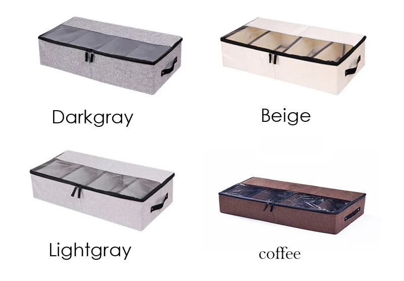 Thickened folding storage box Underwear divider with lid Closet storage box Shoes storage box Dust cover Drawer storage box Adju
