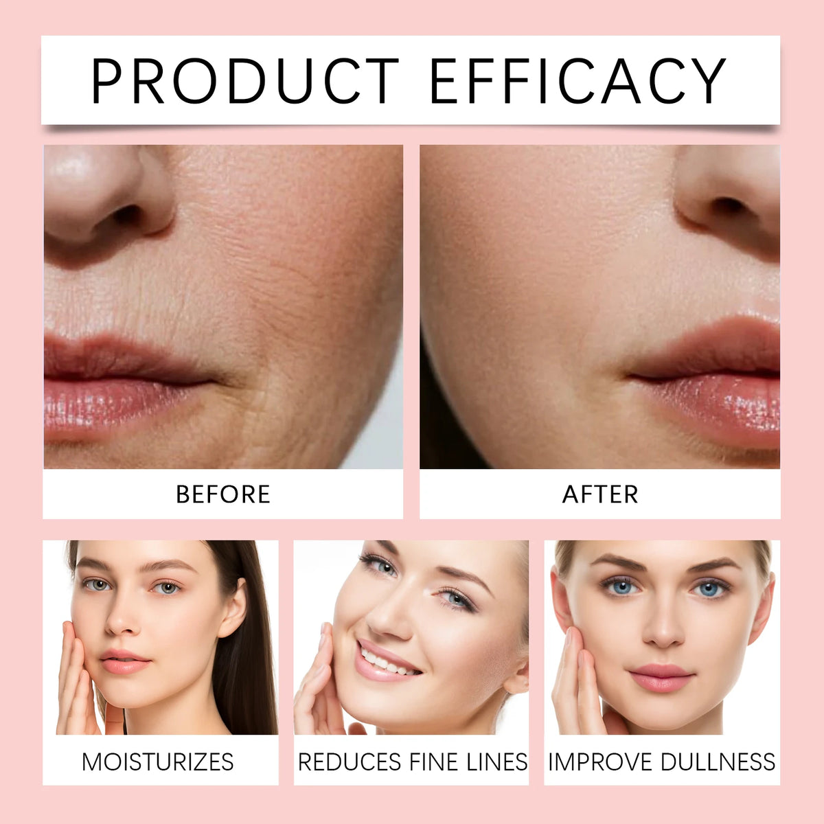 Pink Peptide 12 Facial Serum Niacinamide Hydration Firm-Looking Skin Uneven Tone Care Glass Skin Korean Skincare Face Essence