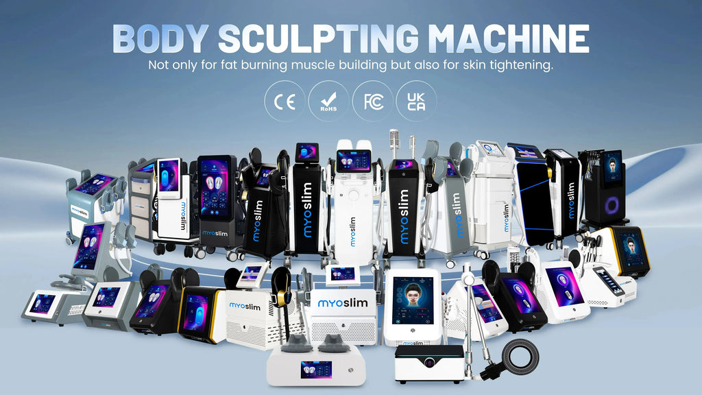 Body Sculpting Equipment EMS RF Muscle Training Machine for Professional Beauty Salon Spa Weight Loss Program MYOslim 15T 6500W