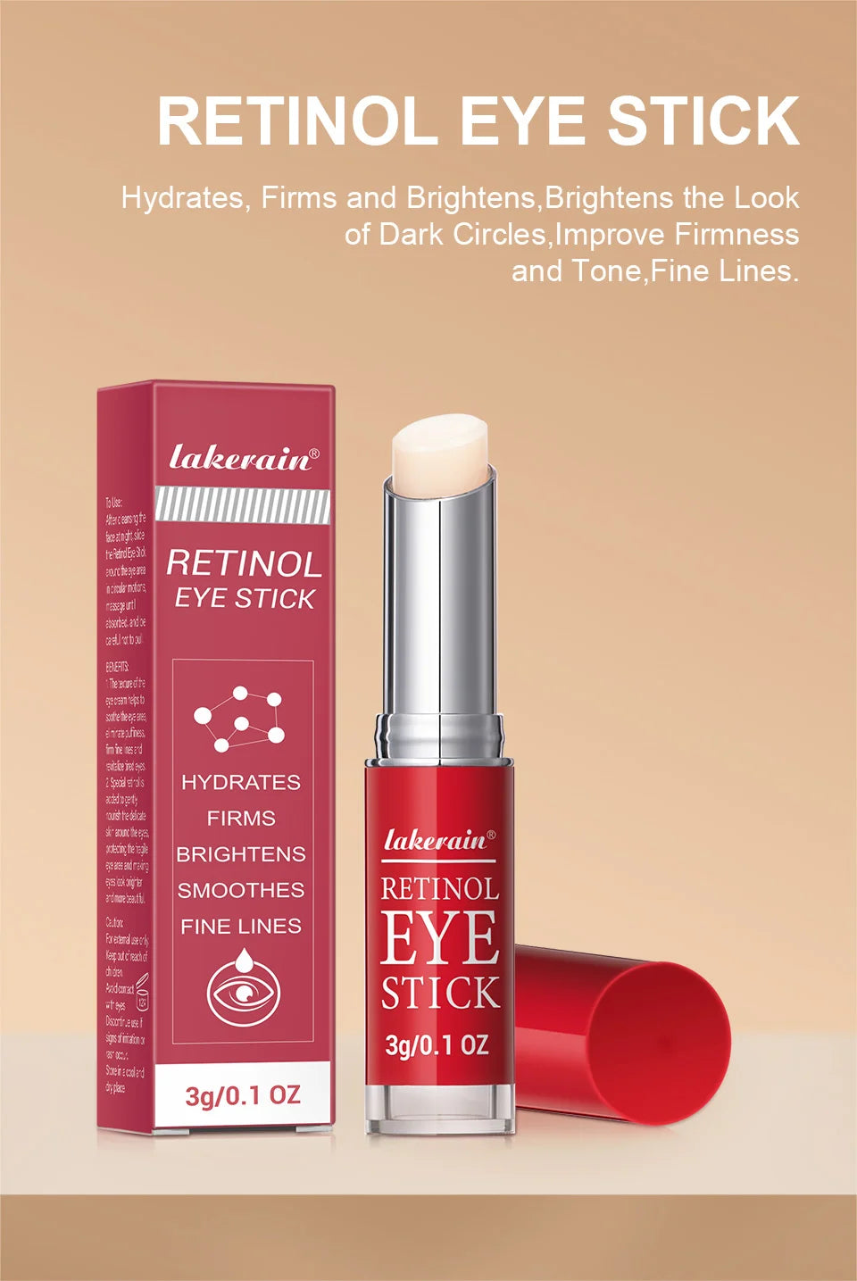 Anti-Wrinkle Eye Cream Retinol Remove Eye Bags Dark Circles Anti Aging Lifting Whitening Moisturizing Brighten Eye Primer