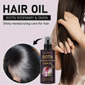 YUITIKUE Biotin Rosemary Onion Hair Oil 270° Heat Protection Nourishing Repair for Dry Split Damaged Hair Care