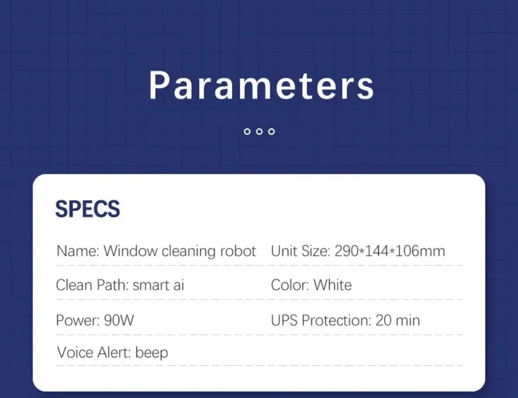 Window Robot Vacuum Cleaner Remote Control Electric Automatic Glass Cleaner Limpiacristales Home Window Mirror Washing Machine