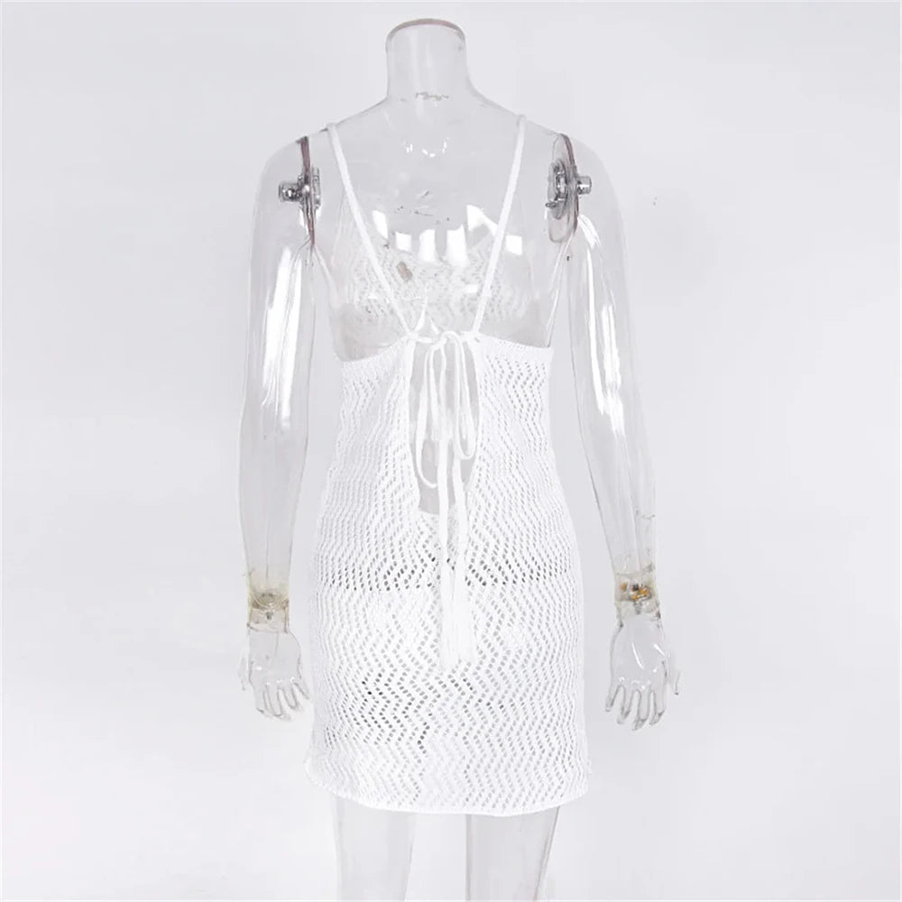 Sheer Swimsuit Coverup For Women Bathing Suit Cover Up Swimwear See Through Beach Bikini Dress Shirt For Poolside Seaside Party