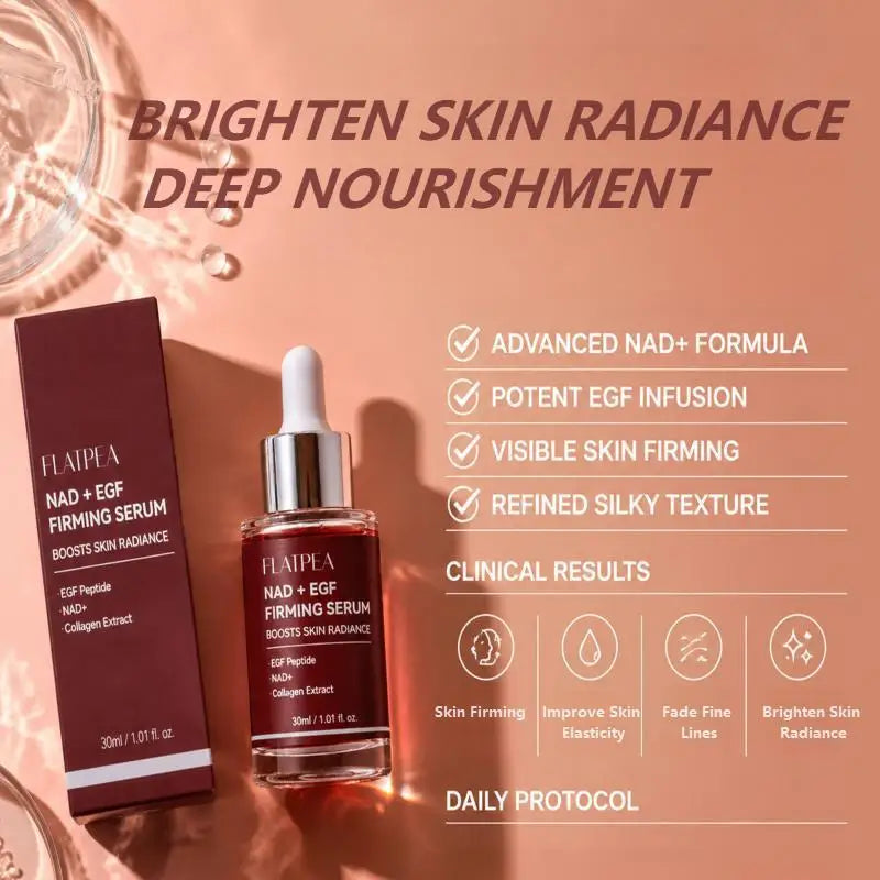 30ml EGF NAD Collagen Face Serum, Firming Hydrating Nourishing Essence, Helps Improve Fine Lines & Enhance Skin Elasticity Care