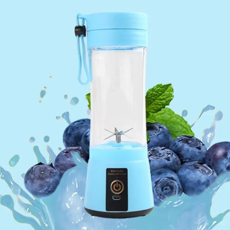 2026 Hot Selling Items USB Charging Electric Juicer Cup 6 Leaf Blade Mini Portable Blender Fruit Juice Extractor for Home Travel