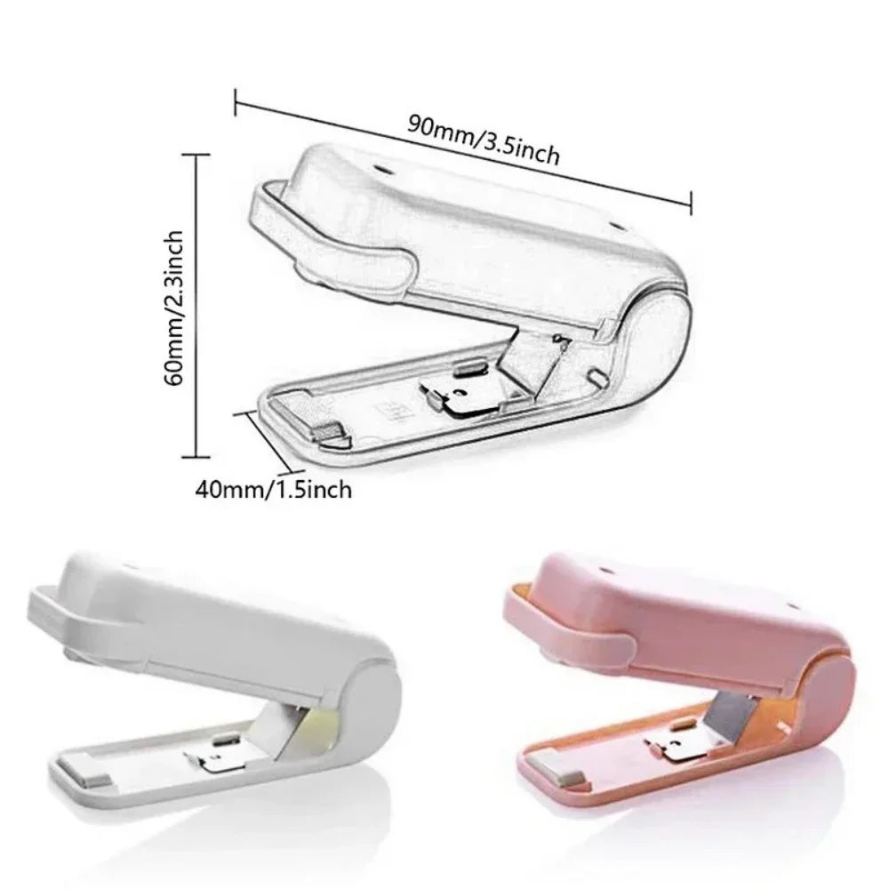 Portable Mini Heat Sealer for Plastic Bags Snack Food Bag Sealing Machine Package Closure Sealer Home Kitchen Storage Accessorie
