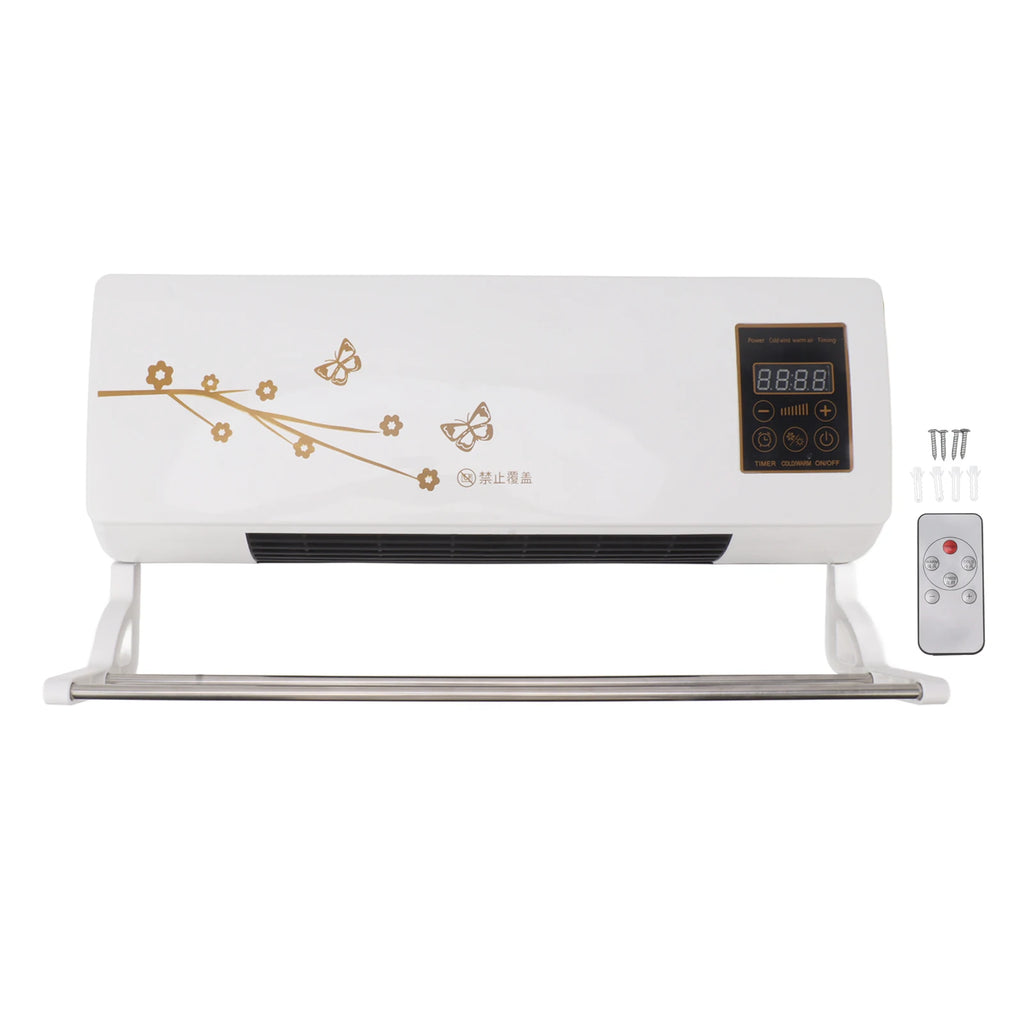 Air Heater Wall Mount Electric Heater for Bedroom Living Room