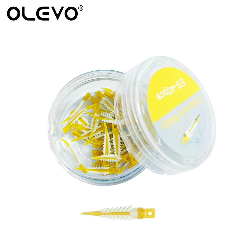 Dental Autoclave Sterilizable Silicone Interdental Wedges Kit Sealing Composite Filling Teeth Gap Wedge for Tooth Restoration