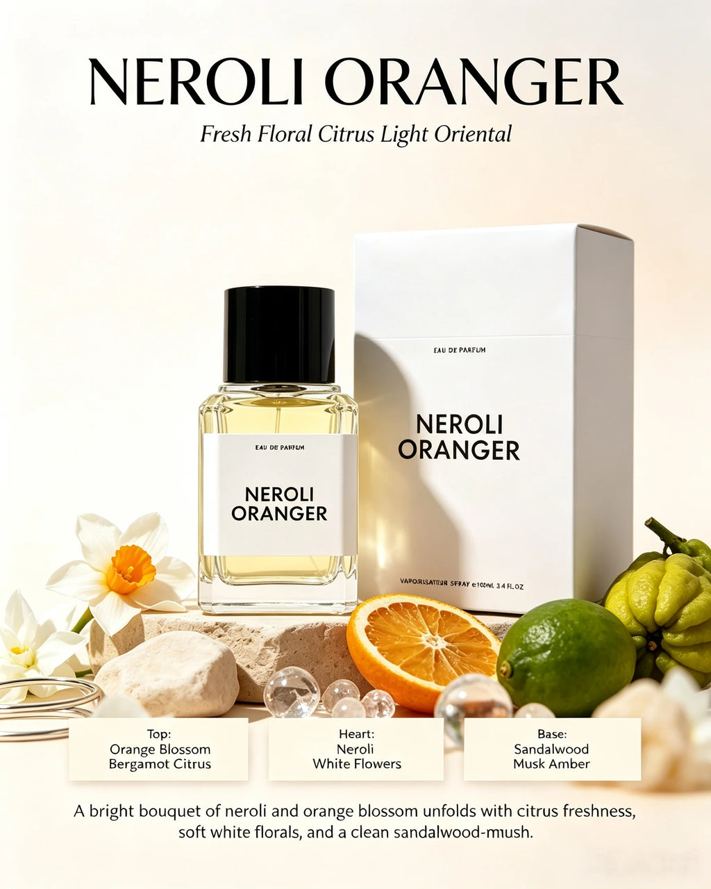 Premium Unisex Eau de Parfum | Timeless Long-Lasting Scent, Refined Fruity Floral Woody Fragrance for Him & Her