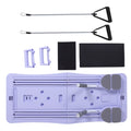 At Home Pilates Board Foldable 4-in-1 Exercise Ab Wheel Roller Exercise Equipment for Home Gym Workout Fitness Core Trainer