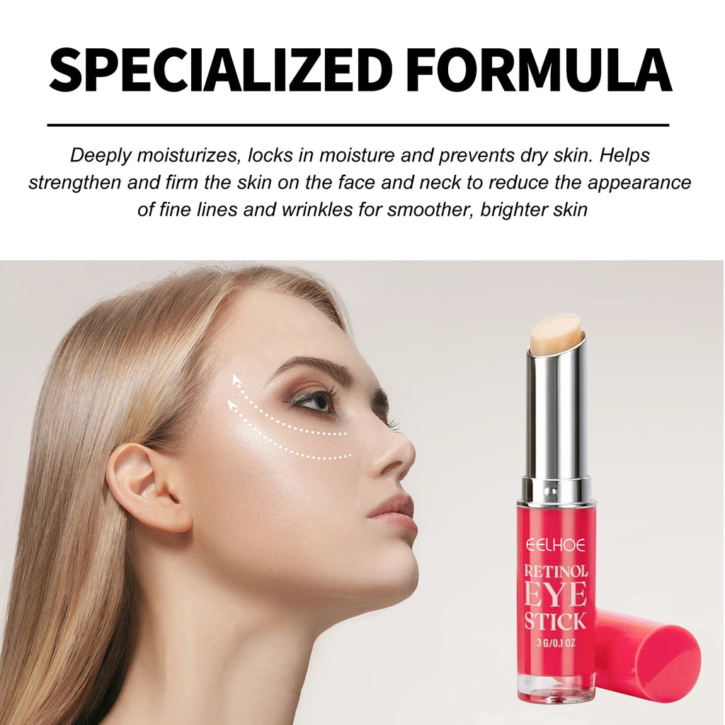 Retinol Eye Cream Lightening Dark Circles Remove Eye Bags Firming Skin Instant Eye Repair Serum Stick Brighten for Women Eyes Ca