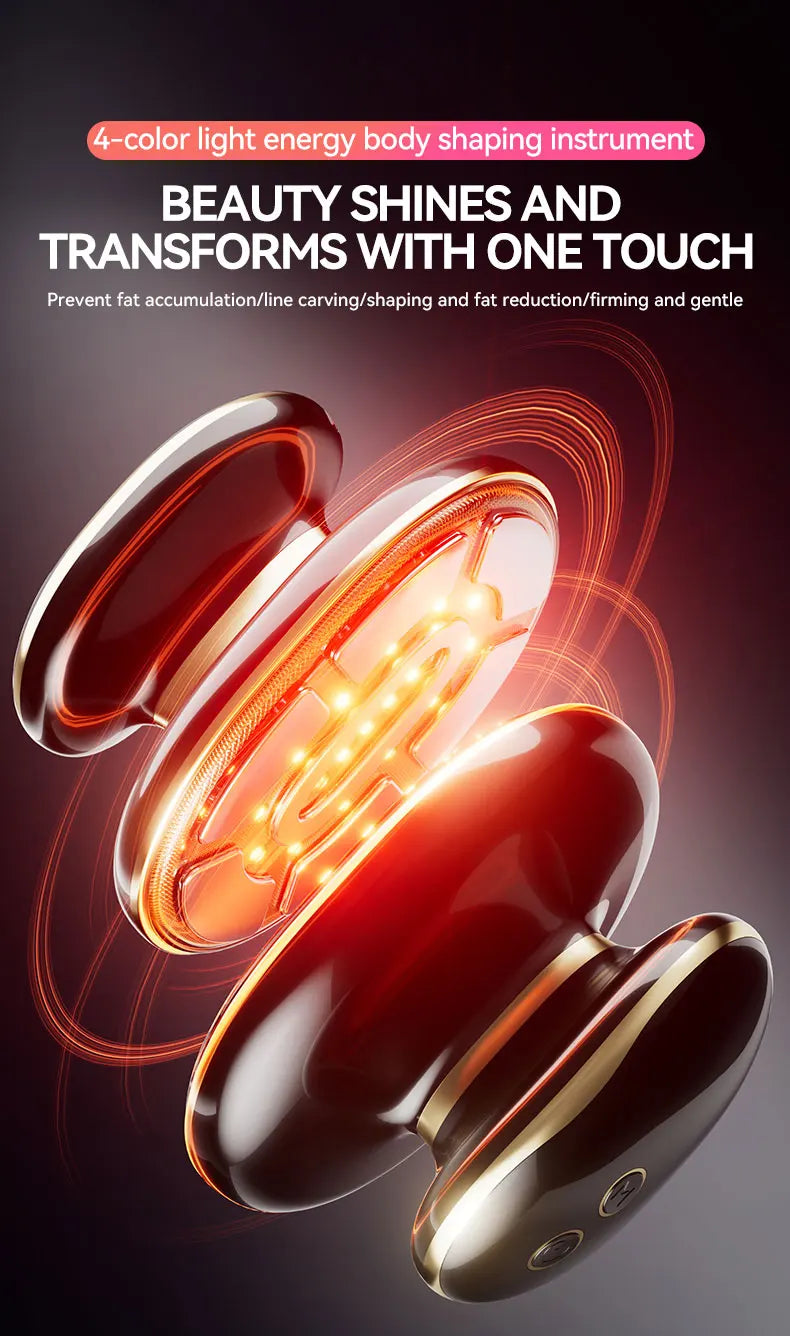EMS Body Sculpting Machine Microcurrent Fat Burner Slimming Shaping Device 4 Color LED Skin Tighten Anti Cellulite Massager