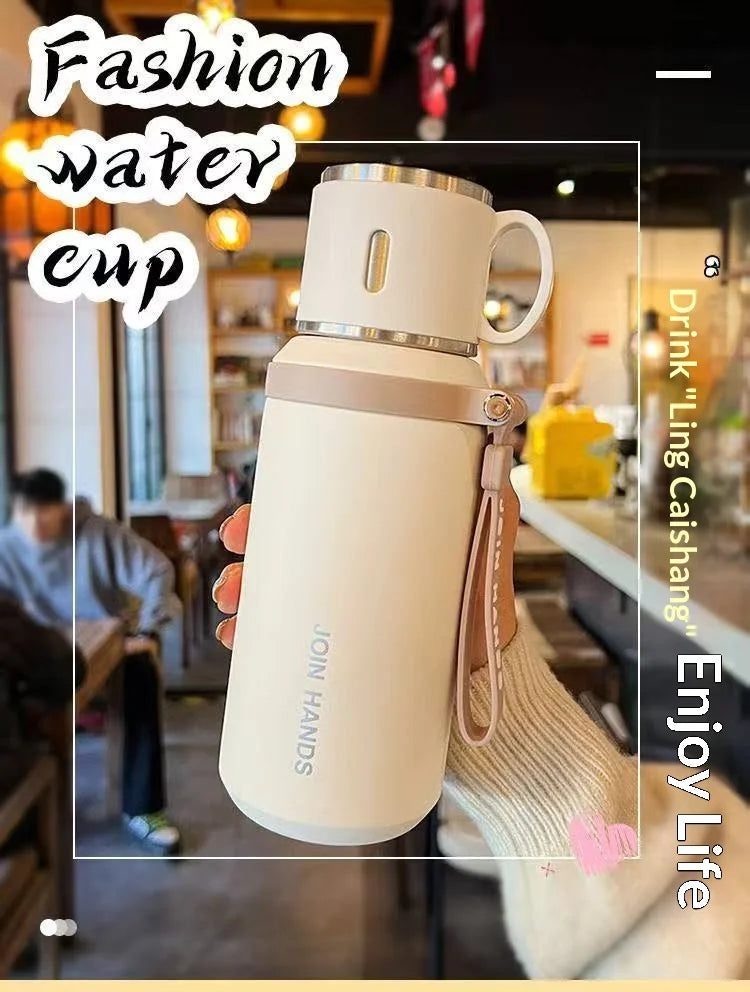 316 Stainless Steel Insulated Water Bottle 24 Hour Hot Cold Leak Proof with Straw and Lid for Gym Travel Outdoor Sport