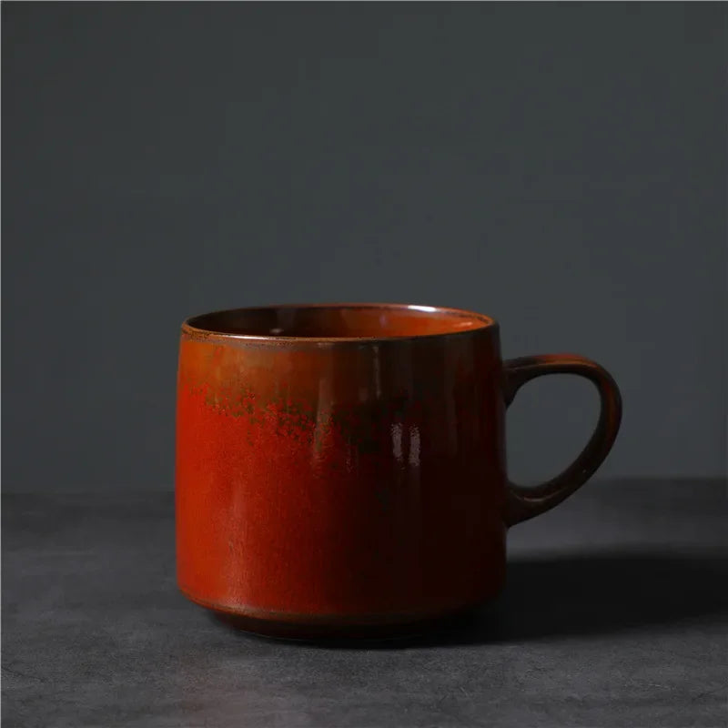 Ceramic Breakfast High-Looking Couple Water Cup Stoneware Coffee Cup Vintage Mug Nordic Creative