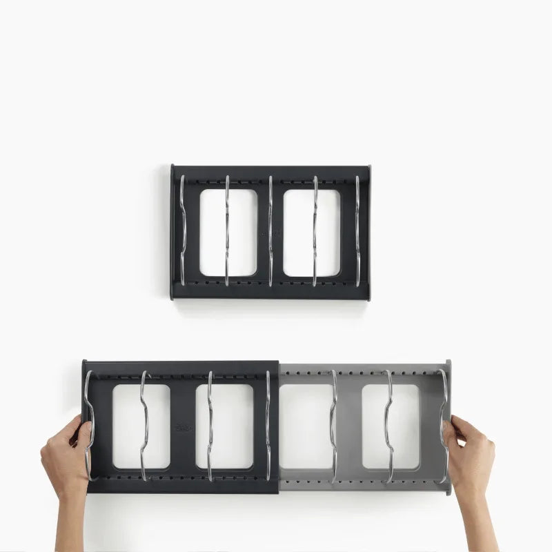 Adjustable Expandable Kitchen Drawer Organizer for Pots, Pans, Lids and Baking Trays