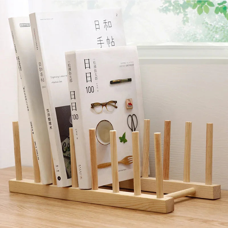 Practical DIY Locker Bamboo Drain Rack Wooden Plate Rack Dish Rack Kitchen Organizer For Plates/Cutting Boards/Plates/Cups