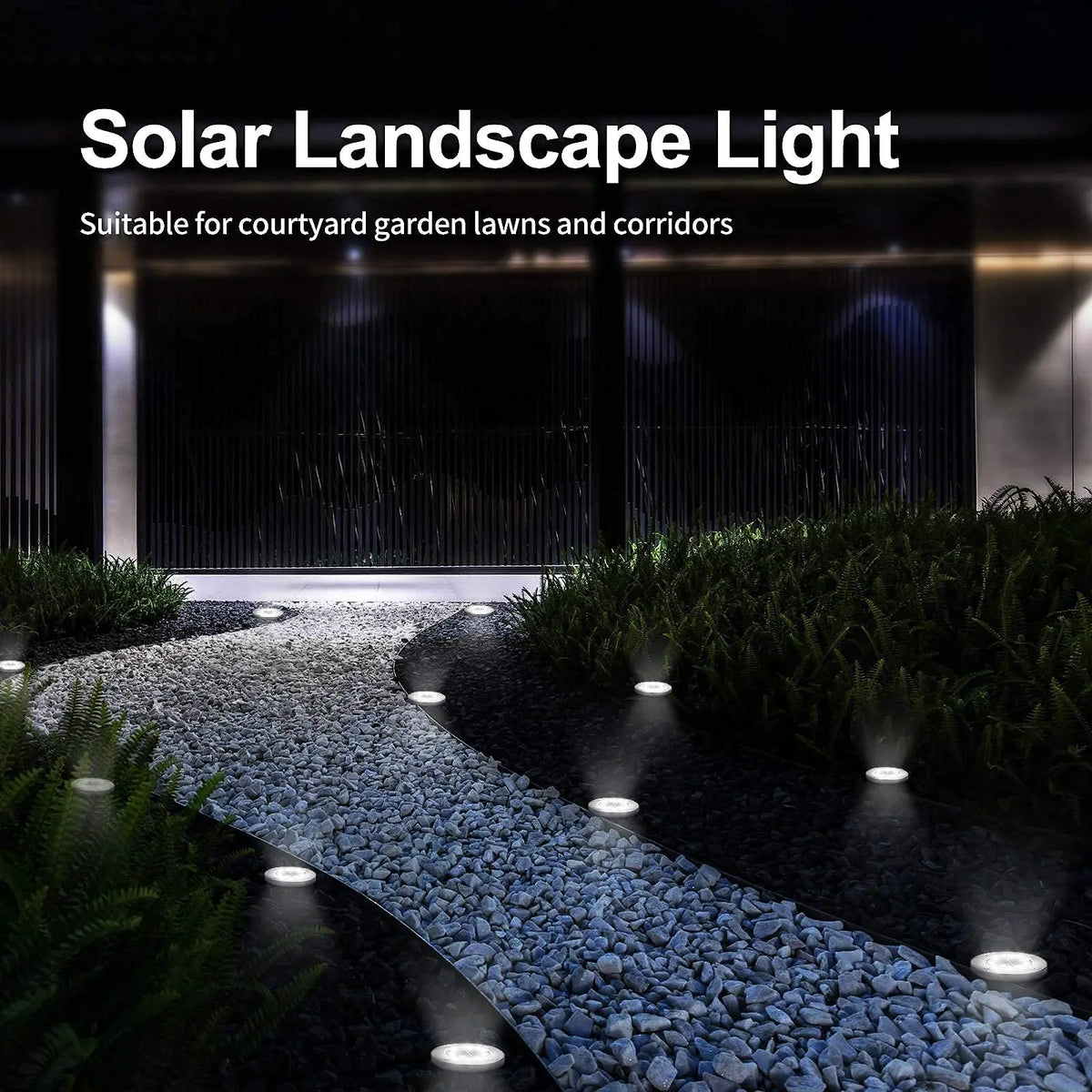 8/20 LED Solar Power Disk Light Outdoor Garden Solar Underground Light Deck Light Spotlight Buried Solar Led Lamp Garden Decor