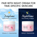 LAIKOU Japan Sakura Day & Night Cream Set 30g*2 Day Hydrating Night Repair Radiant Skin Care Kit
