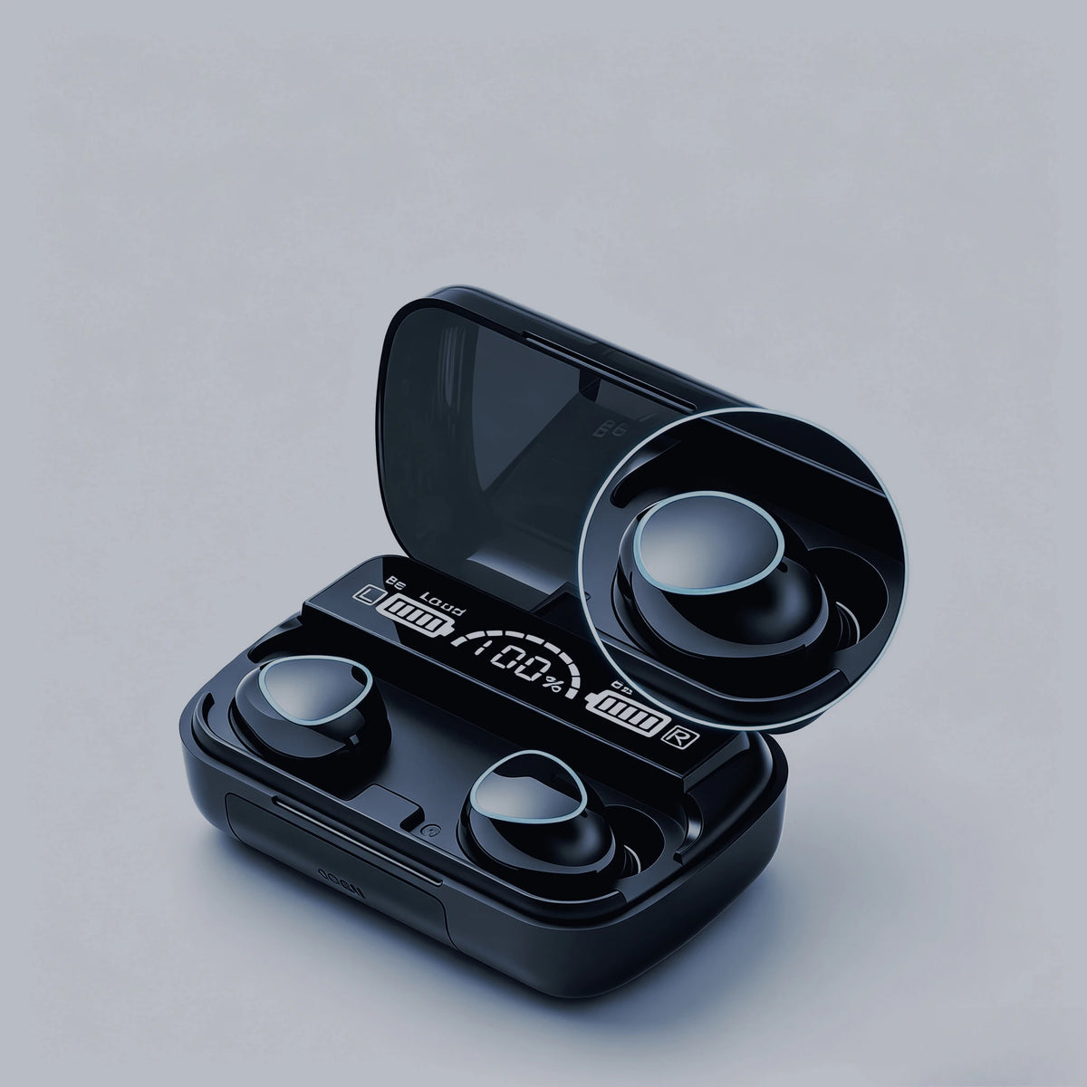M10 In-Ear Bluetooth Sports Earbuds TWS Wireless Headset Featuring LED Display Charging Case 9D Surround Sound