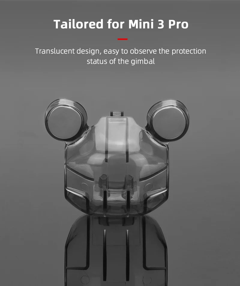 BRDRC Lens Cap for DJI Mini 3 Pro Drone Protective Gimbal Lock Cover Camera Guard Anti-Scratch Protector Props fixer Accessory