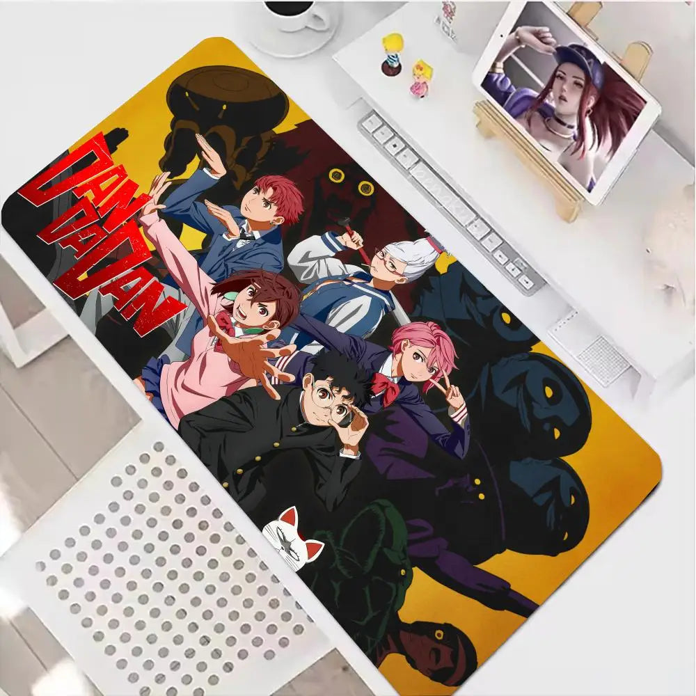 Dandadan Mouse Pad XXL Anime Extended Laptop Ayase Momo Takakura Ken Seiko teclado Mousepad Gaming Accessories Keyboard Desk Mat