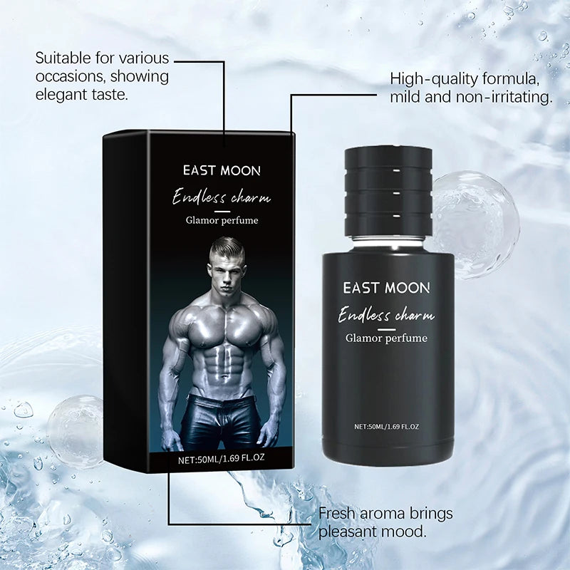 Classic High-end Men's Perfume  Men's Lasting Scent Couples Date Eau De Parfum Exudes Captivating Charm Fresh Sandalwood Vanilla