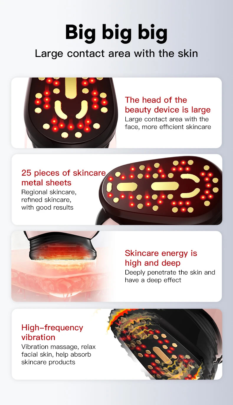 Beauty and Skincare Tools, Home Beauty equipment, Vibrating Hot Compress and Skincare Massage equipment, Christmas Gifts