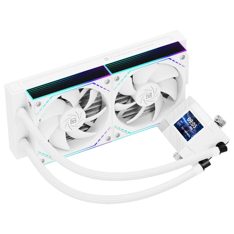 Thermalright CORE MATRIX 240 VISION 240MM All-in-one CPU Liquid Cooler 2” 320*240 resolution IPS LCD support LGA 1851 AMD AM5